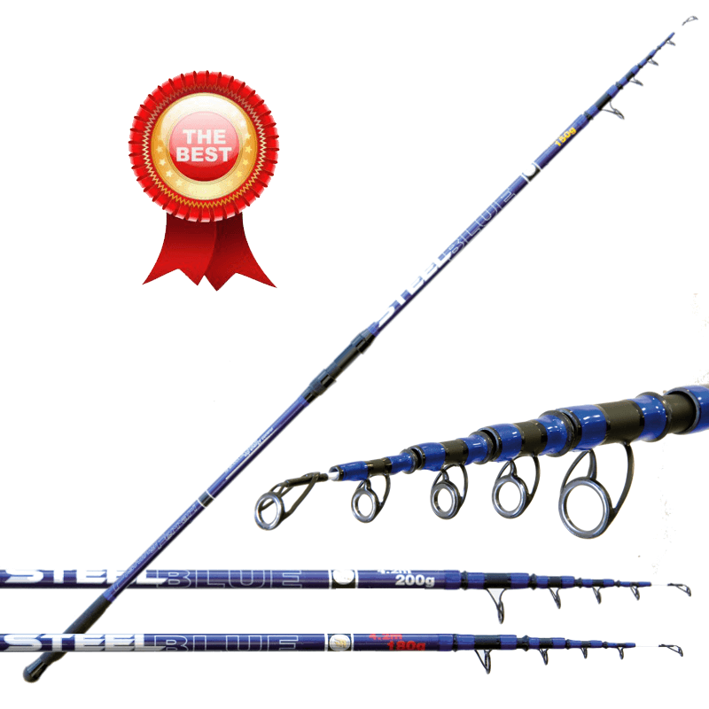 Fishing Ferrari Surf fishing rod Casting Steel Blue