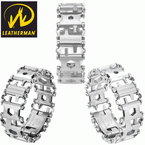 Bracelet acier à outils multifonctions Leatherman Tm 29 bande de roulement en un seul utilise Leatherman