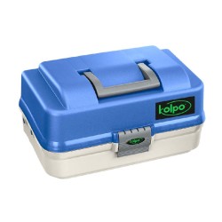Kolpo Box Carrying Case Fishing Gear 2 Shelves Delux