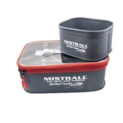 Mistrall Peat Waterproof Hard Bags pour l’équipement de pêche Set 3 pcs