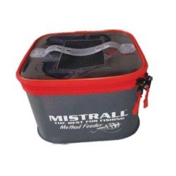 Mistrall Peat Waterproof Hard Bag pour équipement de pêche 24x24x15 cm