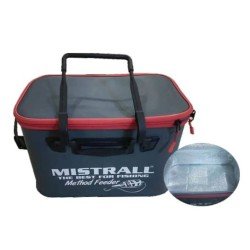 Mistrall Peat Waterproof Hard Bag pour équipement de pêche 40x26x26 cm