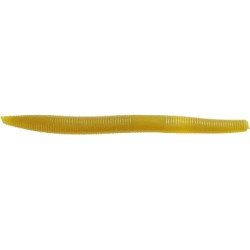 Kolpo Bass Worm Silicone Bait Black Bass Peach 13.5 cm 5 pcs