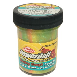 Berkley Powerbait Glitter Trout Bait Rainbow Batter pour couler la truite