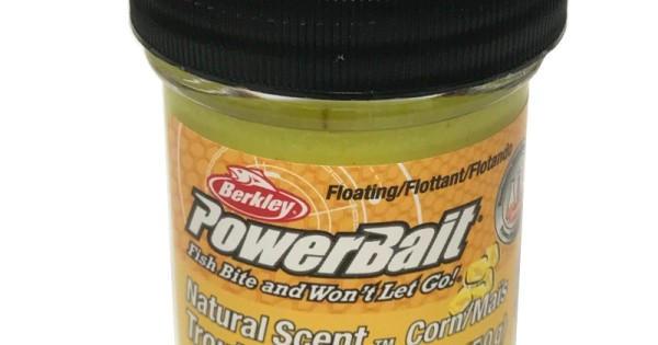 Berkley Powerbait Glitter Trout Bait Corn Mais Pasta Trote Sunshine Yellow