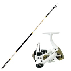 Tremarella Peach Combo Carbon Rod and Reel 8 cushions Trout Lake Trout Fishing
