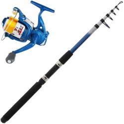 Fishing Kit All Do Spinning Trout Lake Recovery Reel Rod and Wire