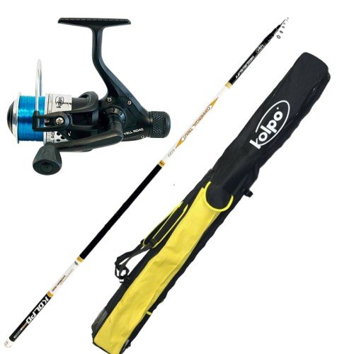 Combo Fishing Trout Lake with Reel Reel Wire and Scabbard Kolpo