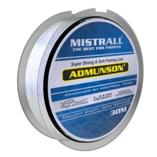 Mistrall Admunson Fil de pêche de haute qualité 30 mt Terminaux spéciaux Mistrall