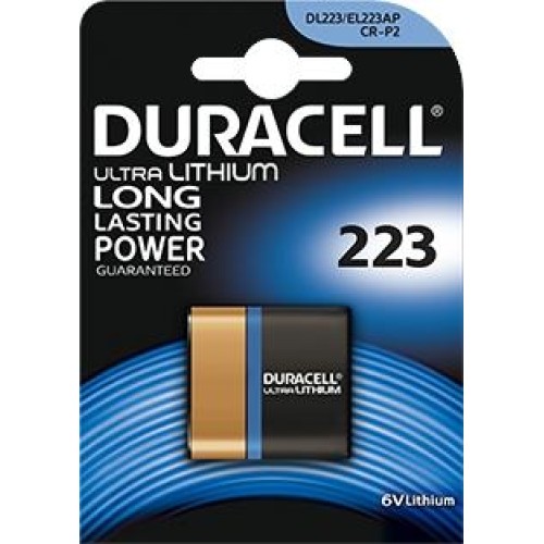 Duracell Ultra Photo Lithium Batteries 223 CR223 caméra 6v Duracell