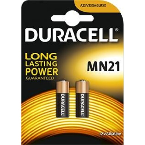 Duracell mn21 pile alcaline 12v a23 v23ga 3lr50 Duracell