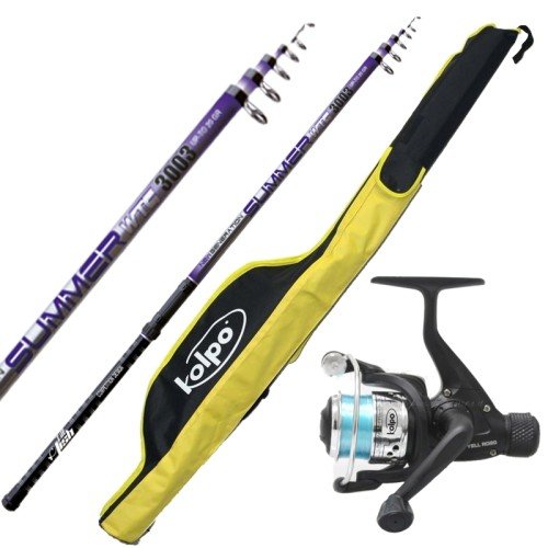 Combo Bolognese Scabbard Fishing Rod 4 m Reel and Wire Sele
