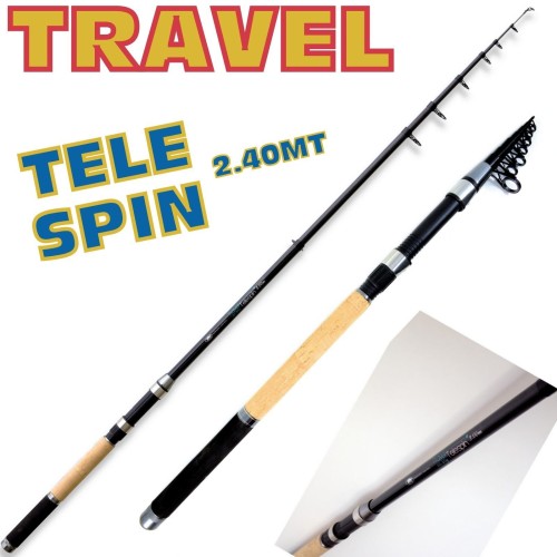 Canne à pêche Travel Telespin Super Compact 10-40g Lineaeffe