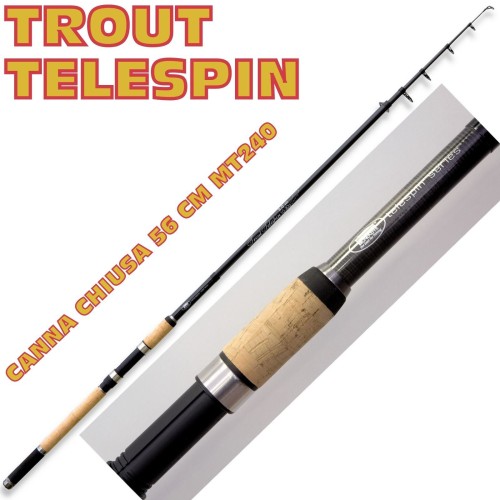 Truite Canne de pêche Telespin Voyage Spinning Lineaeffe
