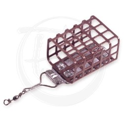 Une mangeoire cage rectangulaire
