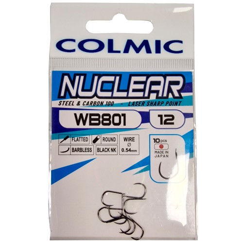 Colmic Ami Nuclear WB801 Très robuste avec pointe tenace 10 pcs Colmic