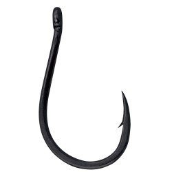Colmic Nuclear MR701 Black Nickel Fishing Hooks with Surfcasting Eyelet