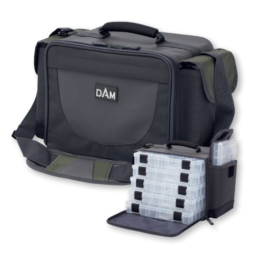Sac Dam Intenze Tackle Bag avec 7 boîtes rigides Dam - Pescaloccasione