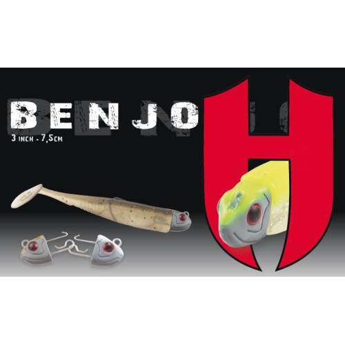 Herakles Benjo Pack 2 artificiel avec tête de Jig Herakles