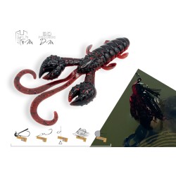 Herakles Bull Craw Artificial Shrimp Offer 10 cm 5pcs