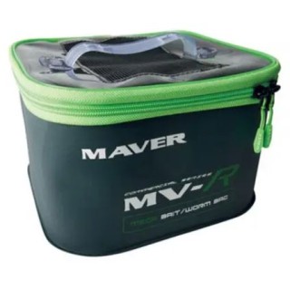 Maver Mega Bait Worm Bad Bag in Eva Door Baits Perforated Lid