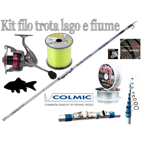 Shakes reel combos tige Colmic