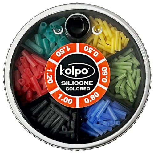 Kolpo Float tubes Tailles Assorties en Silicone Coloré Pur Kolpo - Pescaloccasione