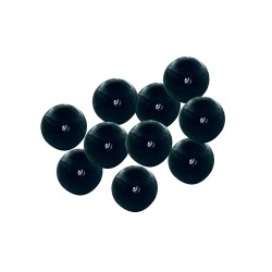 kolpo rigid knot-saving bead perforated black 10 pieces offer
