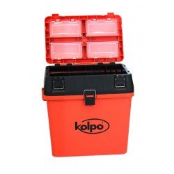 Basket with seat Accessories and strap Kolpo Orange