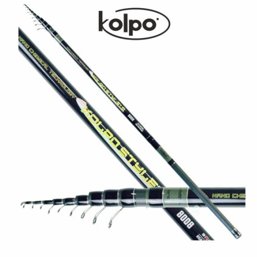 Carbone haut module de Kolpo Bolognese Style canne à pêche Kolpo