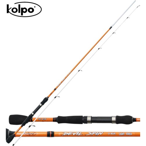Canne à pêche Light Spinning diable Spin Kolpo 0-8 grammes Kolpo