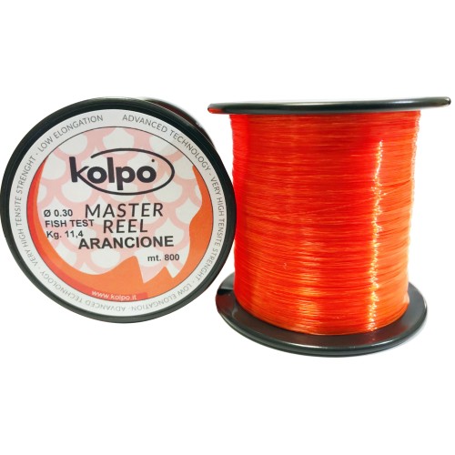 Kolpo Fishing Wire Master Reel 1900 mt Orange Kolpo