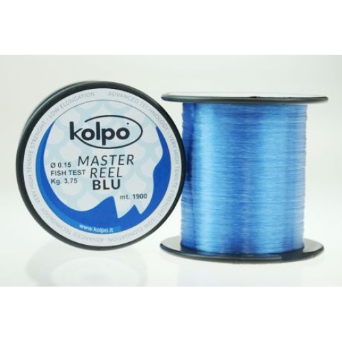 Kolpo pêche Master Reel 1900 mt bleu Kolpo