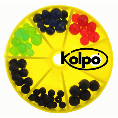 Pêche de perles colorées assorties de mesures Kolpo Kolpo