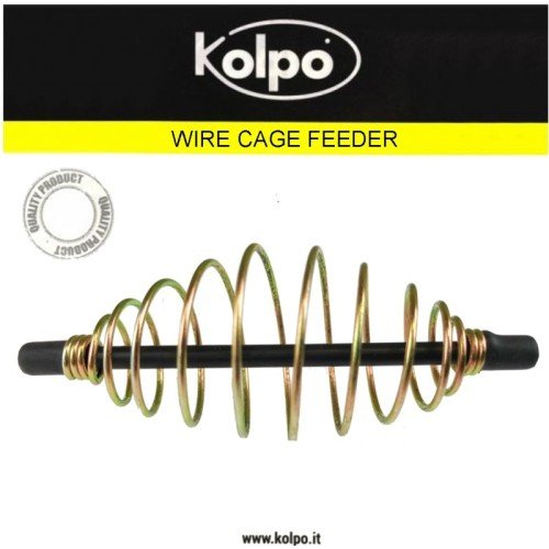 Wire Cage Feeder spring for Sliding Groundbait Kolpo