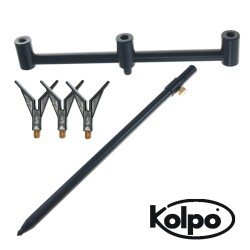Telescopic Fishing rods with Rests Kit Kolpo
