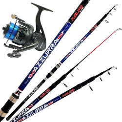 Kolpo Surfcasting Fishing Kit with Rod Up to 180 gr + Reel and Line