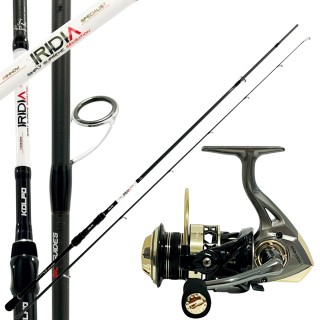 Kolpo Sea Spinning Kit Special Sea Bass and Mangianze Carbon Rod