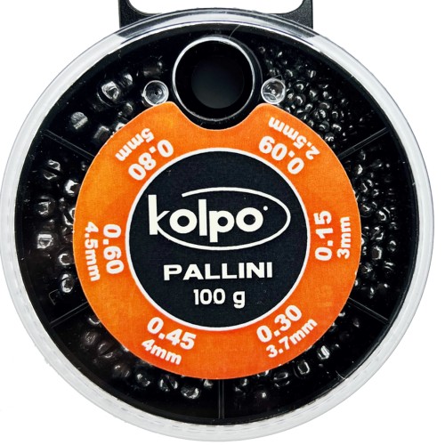 Kolpo Mascot Calibré Split Shots 100g six tailles Kolpo - Pescaloccasione