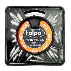Kolpo Mascot with Torpille Calibrated Turning with Soft Perforated Silicone Sheath 30 pcs