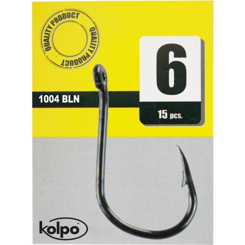 Crochets de poisson Kolpo 1004 bln forgé avec oeillet Kolpo