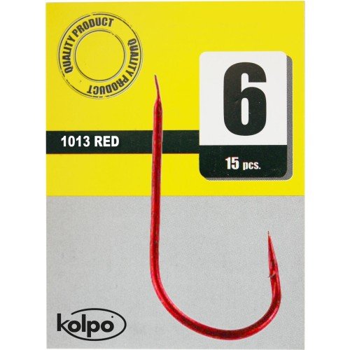 1013 pêche crochets rouge rouge Kolpo Kolpo