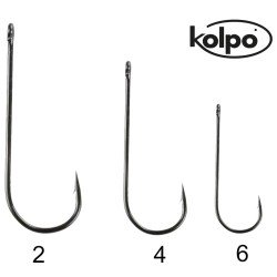 Kolpo fish hooks v9146 bln Aberdeen with Eyelet