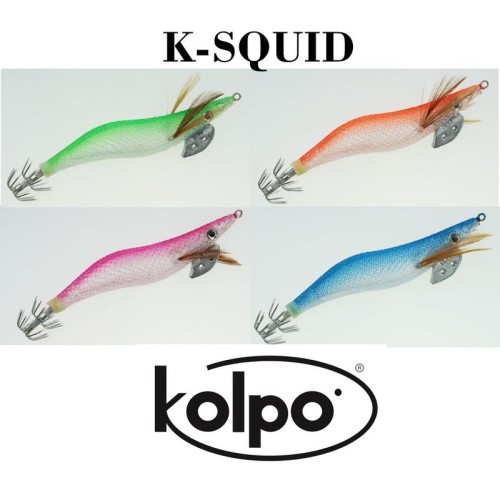 K-flare effet soie Kolpo calamar calmar turluttes de plomb Kolpo