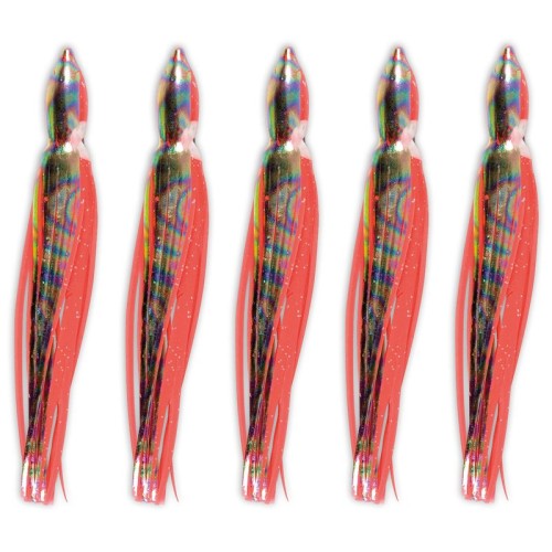 Lineaeffe Octopus red Silicone fishing 5 pieces Lineaeffe
