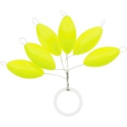 Flotter Floating fishing Rafts Super Fluo Yellow