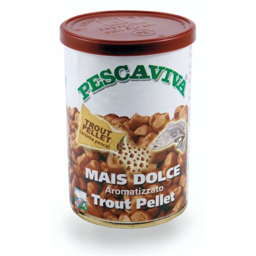 Pescaviva Corn Flavored Trout Pellet Pescaviva