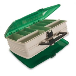 Case with two green lids