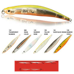 Nomura courbe artificielle mort poisson flottant 11 Cm