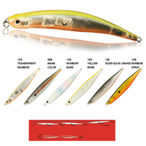 Nomura courbe artificielle mort poisson flottant 11 Cm Nomura
